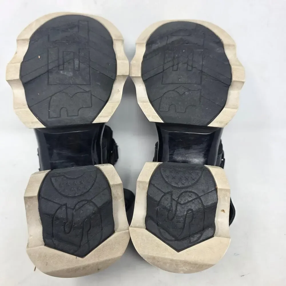 Sorel Black Chunky Platform Sport Sandals Strappy Open Toe Women’s Size 9